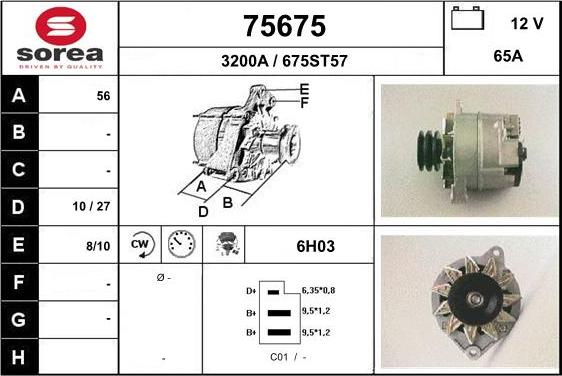 EAI 75675 - Alternatore autozon.pro