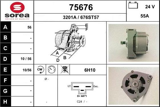 EAI 75676 - Alternatore autozon.pro