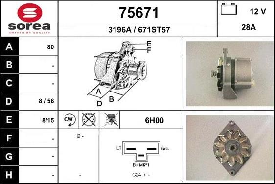 EAI 75671 - Alternatore autozon.pro