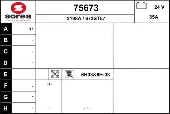 EAI 75673 - Alternatore autozon.pro