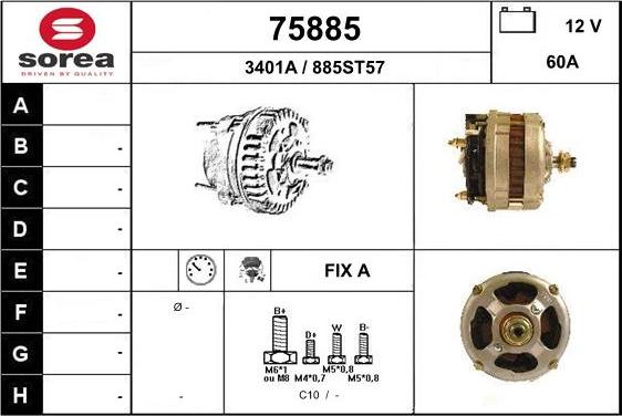 EAI 75885 - Alternatore autozon.pro