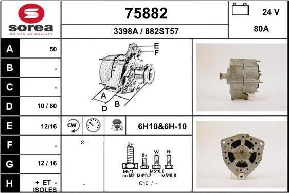 EAI 75882 - Alternatore autozon.pro