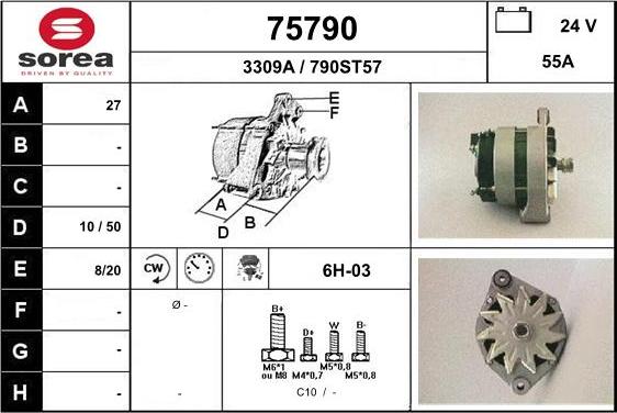 EAI 75790 - Alternatore autozon.pro