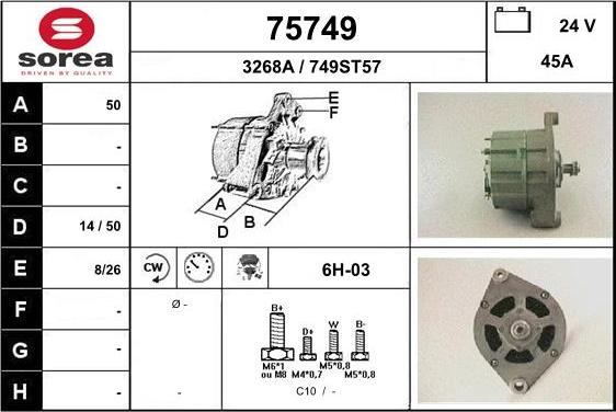 EAI 75749 - Alternatore autozon.pro