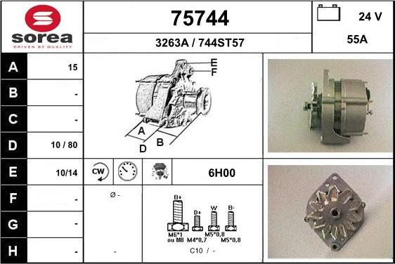 EAI 75744 - Alternatore autozon.pro