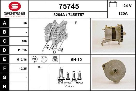 EAI 75745 - Alternatore autozon.pro