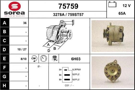 EAI 75759 - Alternatore autozon.pro