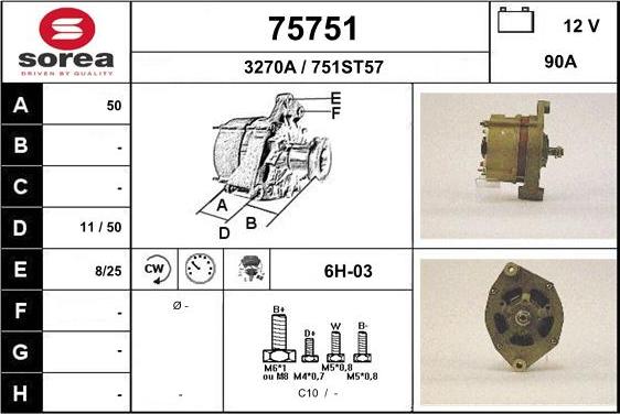 EAI 75751 - Alternatore autozon.pro