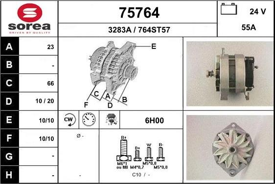 EAI 75764 - Alternatore autozon.pro