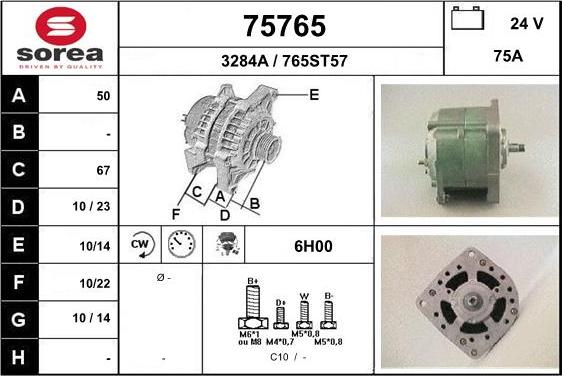 EAI 75765 - Alternatore autozon.pro