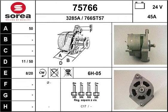 EAI 75766 - Alternatore autozon.pro