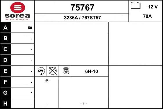 EAI 75767 - Alternatore autozon.pro