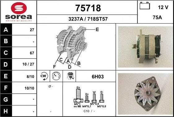 EAI 75718 - Alternatore autozon.pro