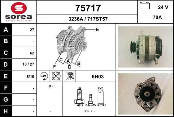 EAI 75717 - Alternatore autozon.pro