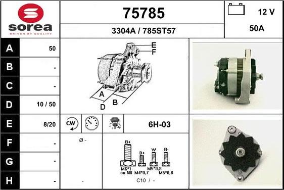 EAI 75785 - Alternatore autozon.pro