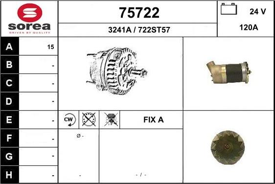 EAI 75722 - Alternatore autozon.pro