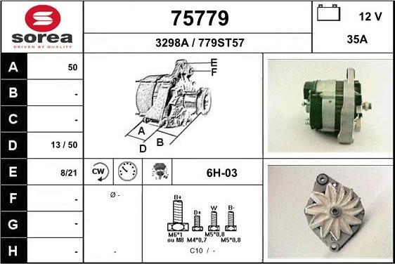 EAI 75779 - Alternatore autozon.pro