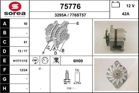 EAI 75776 - Alternatore autozon.pro