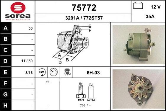 EAI 75772 - Alternatore autozon.pro