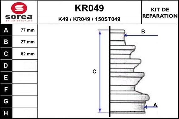 EAI KR049 - Cuffia, Semiasse autozon.pro