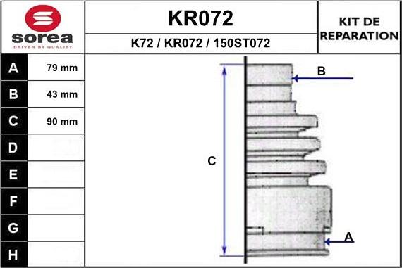 EAI KR072 - Cuffia, Semiasse autozon.pro