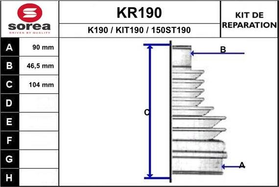 EAI KR190 - Cuffia, Semiasse autozon.pro