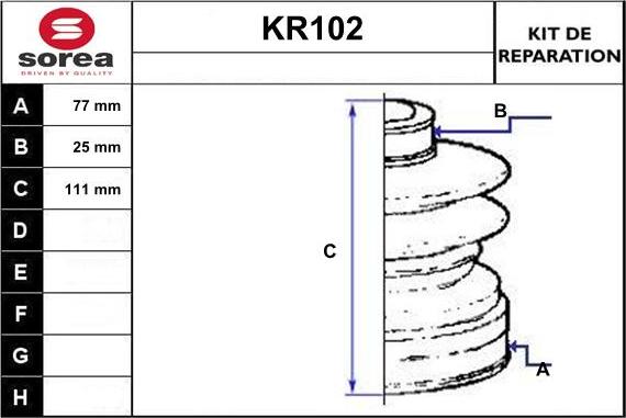 EAI KR102 - Cuffia, Semiasse autozon.pro