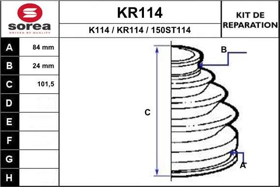 EAI KR114 - Cuffia, Semiasse autozon.pro