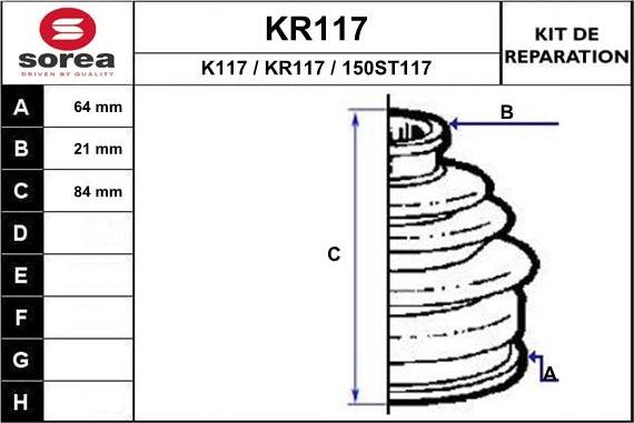 EAI KR117 - Cuffia, Semiasse autozon.pro