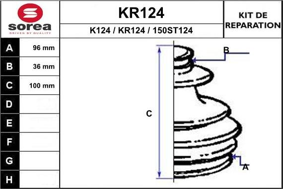 EAI KR124 - Cuffia, Semiasse autozon.pro