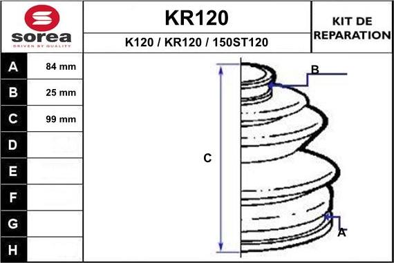 EAI KR120 - Cuffia, Semiasse autozon.pro