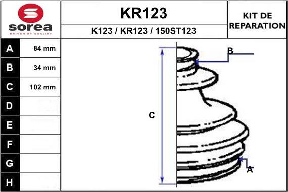 EAI KR123 - Cuffia, Semiasse autozon.pro