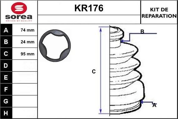 EAI KR176 - Cuffia, Semiasse autozon.pro