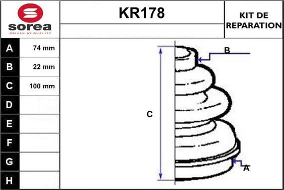 EAI KR178 - Cuffia, Semiasse autozon.pro