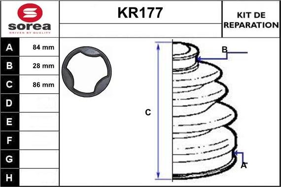 EAI KR177 - Cuffia, Semiasse autozon.pro