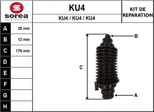 EAI KU4 - Cuffia, Semiasse autozon.pro