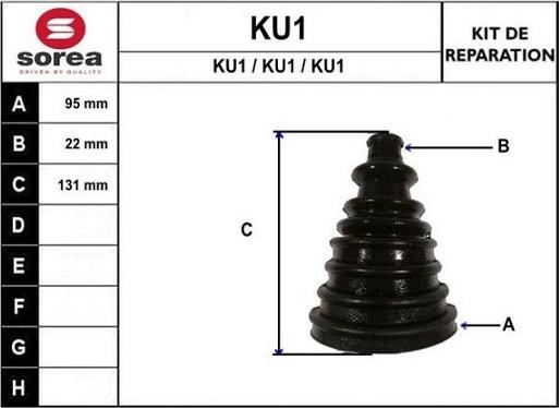 EAI KU1 - Cuffia, Semiasse autozon.pro