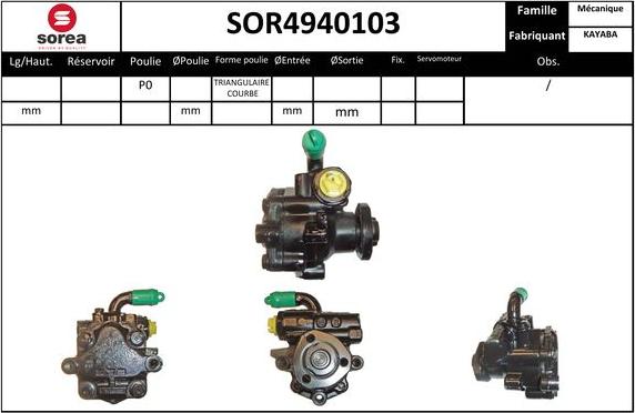 EAI SOR4940103 - Pompa idraulica, Sterzo autozon.pro