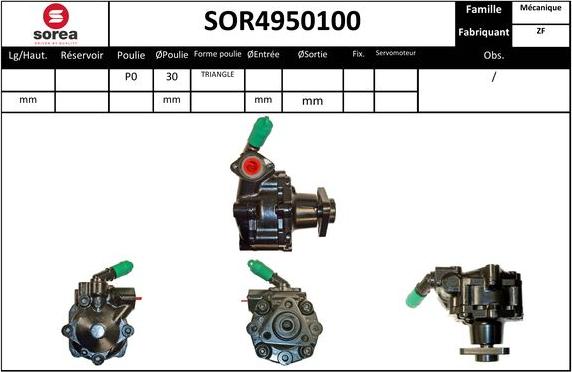 EAI SOR4950100 - Pompa idraulica, Sterzo autozon.pro