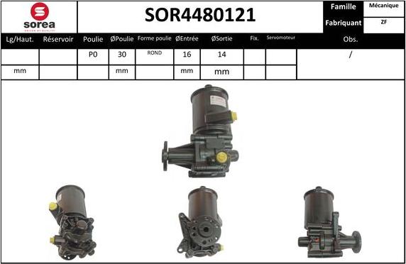 EAI SOR4480121 - Pompa idraulica, Sterzo autozon.pro