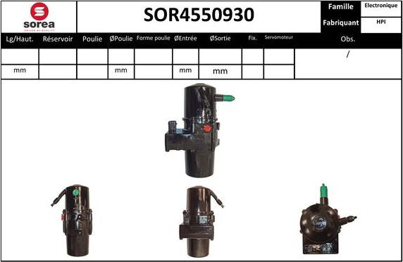 EAI SOR4550930 - Pompa idraulica, Sterzo autozon.pro