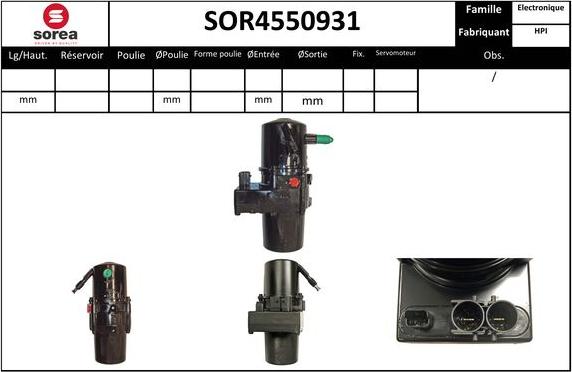 EAI SOR4550931 - Pompa idraulica, Sterzo autozon.pro