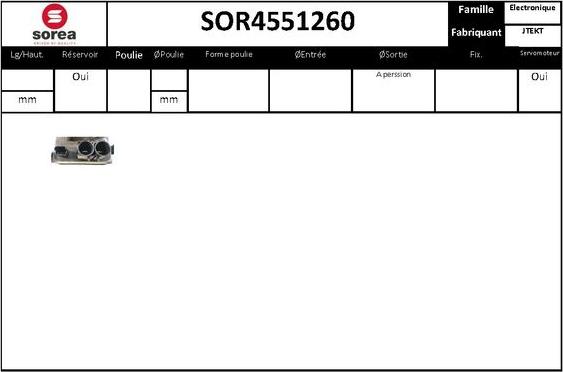 EAI SOR4551260 - Pompa idraulica, Sterzo autozon.pro