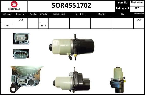 EAI SOR4551702 - Pompa idraulica, Sterzo autozon.pro