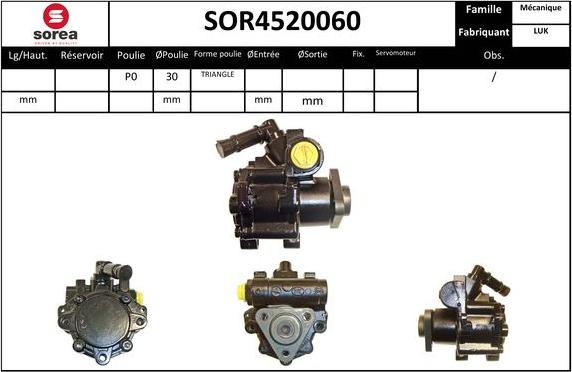 EAI SOR4520060 - Pompa idraulica, Sterzo autozon.pro