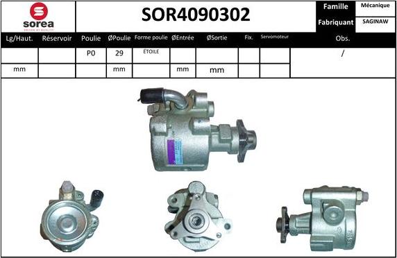 EAI SOR4090302 - Pompa idraulica, Sterzo autozon.pro