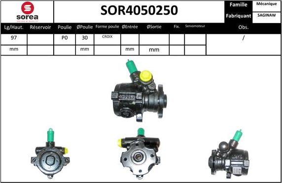 EAI SOR4050250 - Pompa idraulica, Sterzo autozon.pro