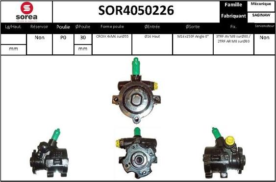 EAI SOR4050226 - Pompa idraulica, Sterzo autozon.pro