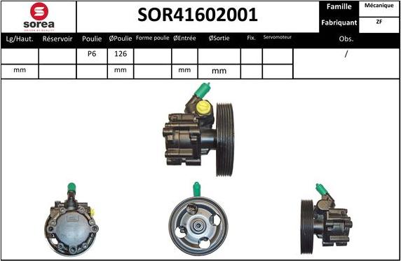 EAI SOR41602001 - Pompa idraulica, Sterzo autozon.pro