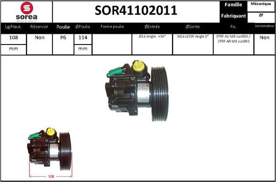 EAI SOR41102011 - Pompa idraulica, Sterzo autozon.pro